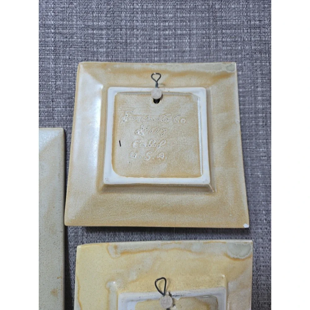 Vingtag Enchanto Co G117 Calif Usa 3D Apple Wall Hanging Set Of 3